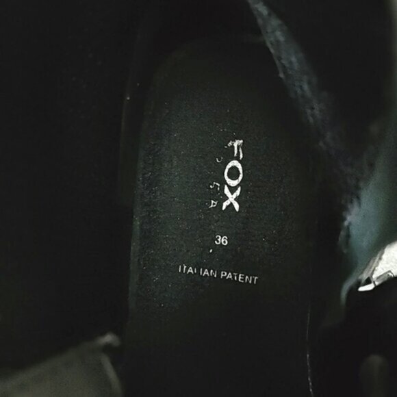 GEOX Respira Women's Combat Boots Purple Black Muted Floral Lace Up Size 36 - Picture 15 of 16